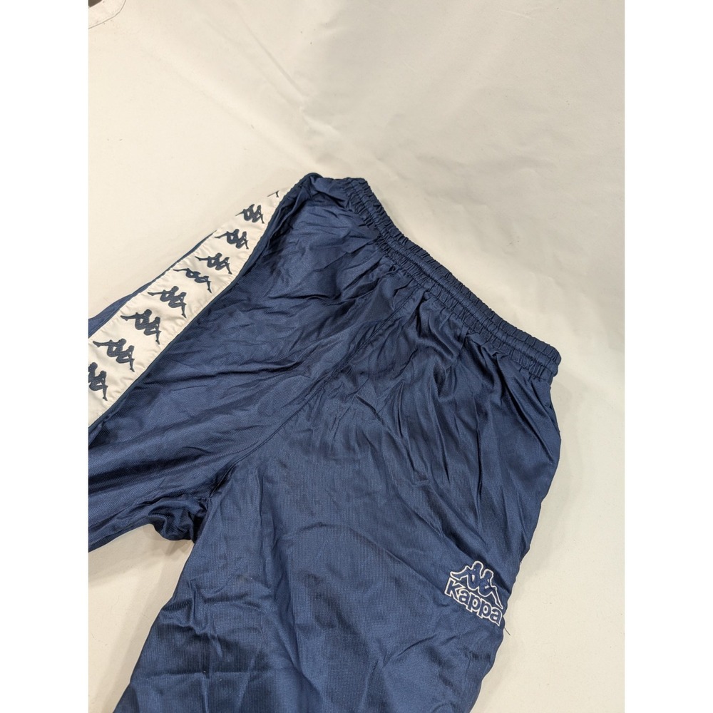 Vintage Kappa Track Pants Trefoil Dazzle Small Streetwear Logo Ankle Zip Jogger